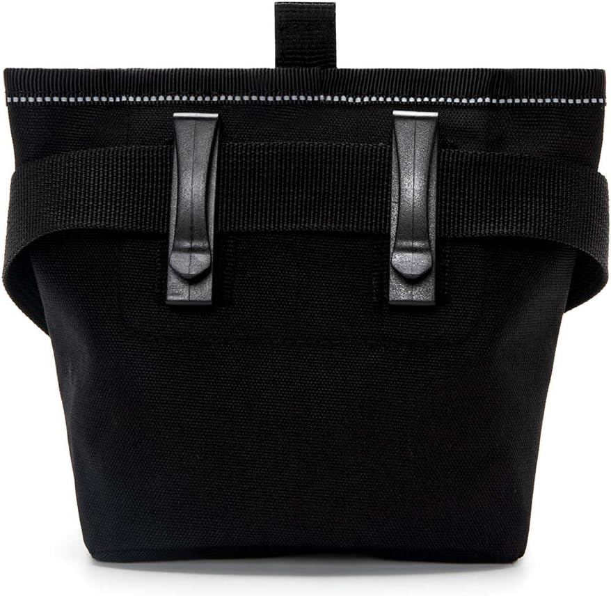 Dog Treat Pouch for Training, Magnetic Closure, Waist Clip Belt, Hands Free | Dog Treat Bag for Pet Obedience Training, Running and Walking, One Hand Access, Open Top, 3 Cups