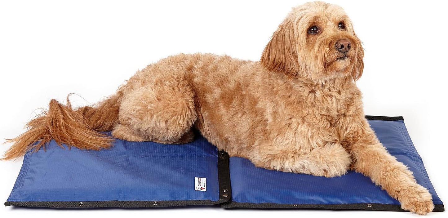 Hydro Cooling Mat 2 Pack for Dogs – Dog Cooling Mat & Cooling Pad for Hot Weather – Triple Layer Cooling with Ice Sheet & Water Cushion (23" X 18" Each)